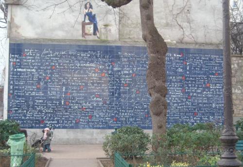 Te amo, muro en Francia