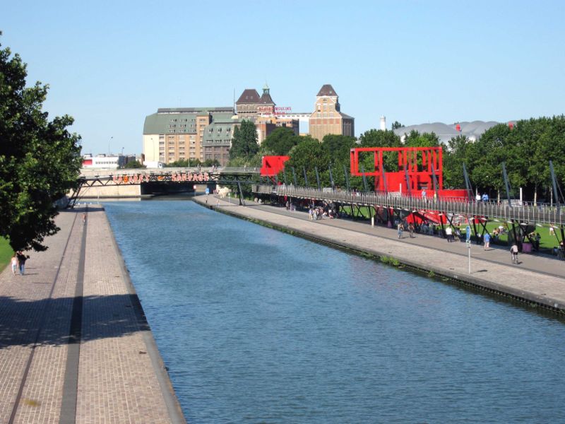 El Parque de la Villette, en Paris