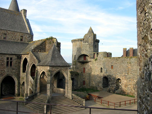 Vitre, pueblo medieval en Bretaña